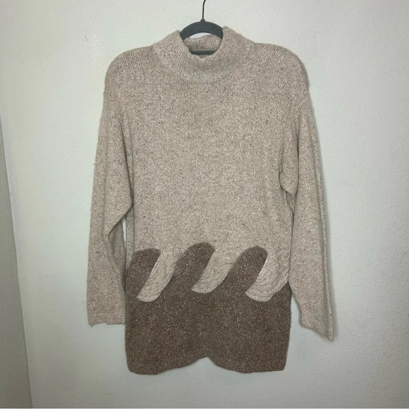Vintage Segue Silk and Angora Sweater Size Medium - Picture 1 of 6